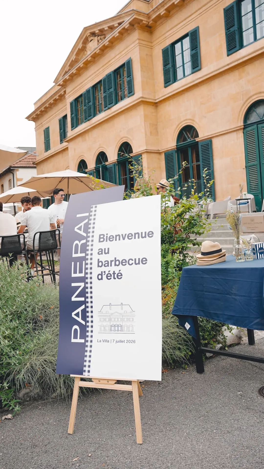 Accueil d'un événement d'entreprise